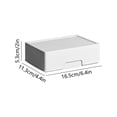 thumbnail image 3 of Fmbmuo Desk Storage Box With Lid , Reusable Card Storage Box Office Storage Boxes With Lids For Bathroom Bedroom Dorm Kitchen Door, 3 of 6