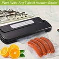 thumbnail image 4 of 100 Quart 8 x 12 Inch Freezer Food Vacuum Sealer Storage Bags Size,Vac Seal a Meal Bags with BPA Free and Heavy Duty Sous Vide Vaccume Safe PreCut Bag, 4 of 4