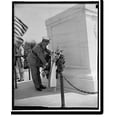 thumbnail image 2 of Historic Framed Print, [Placing Wreath on Tomb of Unknown Soldier, Arlington], 17-7/8" x 21-7/8", 2 of 9