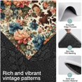 thumbnail image 3 of Pioneer Flower Floral Print Pattern Kitchen Rugs Sets Of 3,Kitchen Runner Rugs Non Skid Washable,Decorative Kitchen Floor Mats for Kitchen,Sink,Laundry,17"x30"+ 17"x47" + 17"x59", 3 of 6