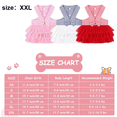 thumbnail image 2 of 3 Pièces de Chien Princesse Robes Chiot Noeud Robe Tutu pour Animaux de Compagnie Robes Rayées Maille Chiot Chien Robes d'Été, 2 of 5