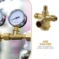 thumbnail image 3 of Air Compressor Pressure Valve 4 Ways Threaded Non-Return Check Valve Accessory, 3 of 9