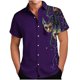 thumbnail image 1 of Mens Casual Botón Arriba Camisas Manga Corta Carnaval Festival Impresa Camisa, Cuello Cubano Estilo de la Ropa de la Playa de Verano Top, 1 of 8