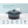 thumbnail image 4 of Kook Ceramic Mini Cocotte Set, Small Casserole Dishes with Lids and Handles, Individual Baking Ramekins, Oven safe 500F, Microwav, 4 of 8