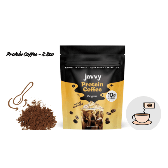 Javvy Original Instant Protein Coffee, 8.8 oz