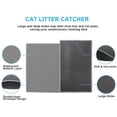 thumbnail image 4 of Cat Litter Mat - Honeycomb Design - Double Layer - 30 x 30 cm - Easy to Clean - Durable - Non-Toxic - Blue, 4 of 5