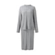 thumbnail image 3 of Vestido de punto, traje de dos piezas, suéter y falda de punto midi, conjunto de 2 piezas ajustado, vestido midi, vestido de suéter de cuello alto, conjunto de vestido de punto, vestido, 3 of 6