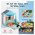 thumbnail image 3 of Smart Bird Feeder with Camera, 2K AI Bird Identification, Solar Powered, Wireless Outdoor Camera with Auto Capture & Notify, Gift for Bird Lovers, 3 of 7