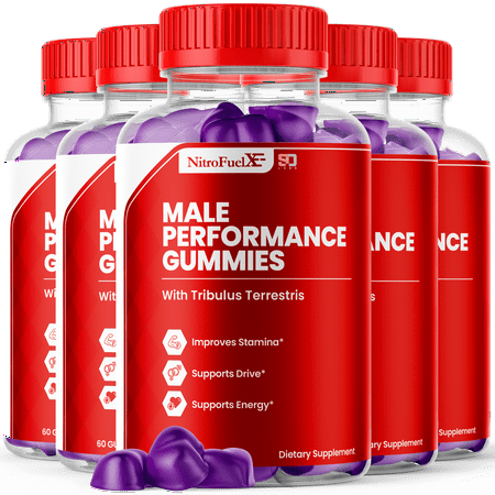 Nitro Fuel X Gummies for Men Advanced Performance Supplement 300 Gummies