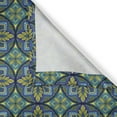 thumbnail image 5 of Ambesonne Vintage Grommet Curtain, Mosaic Tiles Pattern, 50" x 96", Cobalt Blue Apple Green, 5 of 6