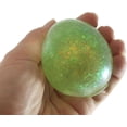 thumbnail image 2 of Set of 2 Easter Egg Shaped Sugar Ball - Thick Glue/Gel Syrup Molasses Stretch Ball - Ultra Squishy and Moldable Slow Rise Relaxing Sensory Fidget Stress Toy (RANDOM COLORS), 2 of 8