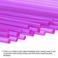 thumbnail image 3 of Uxcell PLA Filament Refills for 3D Printing Pen 10inch Length 40pcs Clear Purple, 3 of 5