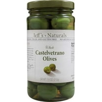 Jeff's Naturals Whole Castelvetrano Olives, 7.5 Ounce