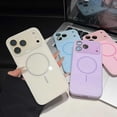 Bling Glitter Camera Protect Magnetic Phone Case for iPhone, Compatible ...