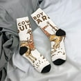 thumbnail image 5 of KLL Cowboy Rodeo Guitar Print Cool Socks Men's Women's Crew Socks Funny Crazy Novelty Stockings, 5 of 6