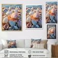thumbnail image 4 of Designart "Sunlit Shells Beach Photo I" Nautical & Beach Floater Framed Canvas Wall Art, 4 of 7