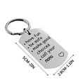thumbnail image 3 of Be Safe, Make Good Choices And Call Your Grandma/Grandpa Keychain, 3 of 3