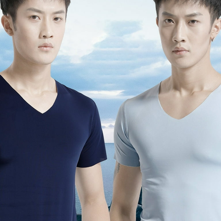 thin v neck undershirt