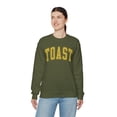 thumbnail image 7 of Toast Sweatshirt Gifts Crew Neck Shirt Long Sleeve Unisex, 7 of 7