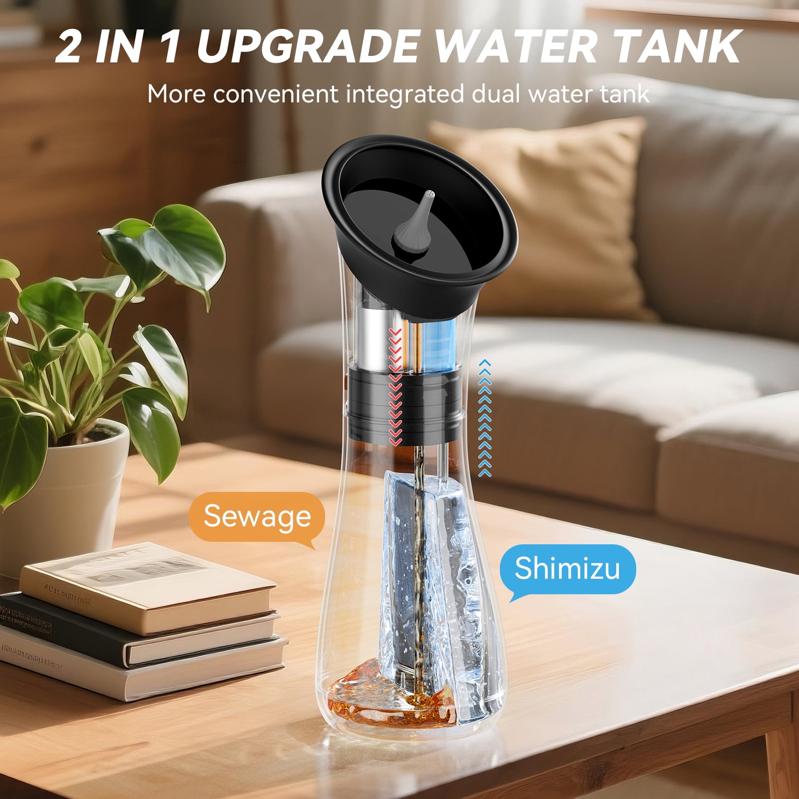 VIIWII Electric Ear Wax Removal Kit, 3 Pressure Modes, LED Display, USB Charging & Wastewater Recovery System, Ear Cleaner with One-Piece Waste Tank for Home Use