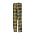 thumbnail image 3 of Women's Concepts Sport  Navy Michigan Wolverines Vector Top & Flannel Pants Sleep Set, 3 of 3