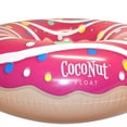 thumbnail image 3 of CocoNut Float: Pink Sprinkled & Glazed Donut - 48" Pool Ring Inflatable, Anti-Leak, Durable, Party Water Accessory, 3 of 8