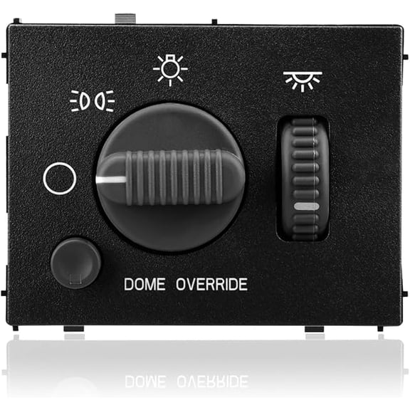 Headlight Dimmer Switch Compatible with 1999-2002 Chevy Silverado Avalanche Suburban & GMC Sierra Yukon - Instrument Panel Headlamp Dimmer Switch, Replace# 15755595, 15738843, D1534G, DS-968