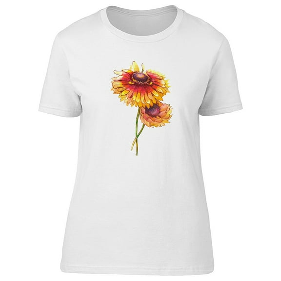 Cute Beautiful Gelenium Flowers Tee Women's -Image by Shutterstock