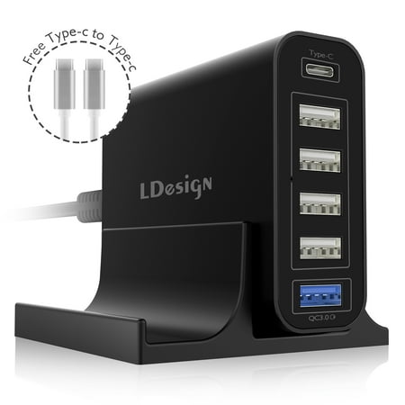 Usb Charging Station 60w 12a 6 Port Travel Charger By Ldesign Usb Charging Station 60w 12a 6 Port Travel Charger By Ldesign Mini Compact Portable Design