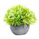 thumbnail image 1 of Planta de bola en maceta artificial Mesa para el hogar Escritorio Decoración de planta falsa Hierba de bola de plástico con maceta de papel, Verde claro Scienceny HA6791-05B, 1 of 6