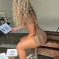 thumbnail image 3 of Ladies Bodycon Shorts Jumpsuit High Waist Summer Rompers Slim Fit Daily Clothing, 3 of 7