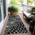 thumbnail image 6 of Addison Rugs Chantille Indoor/Outdoor Transitional Geometric Black Washable Runner Rug, 2'3" x 7'6", 6 of 6