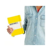 LEUCHTTURM1917 - Medium A5 Plain Hardcover Notebook (Lemon) - 251 Numbered Pages