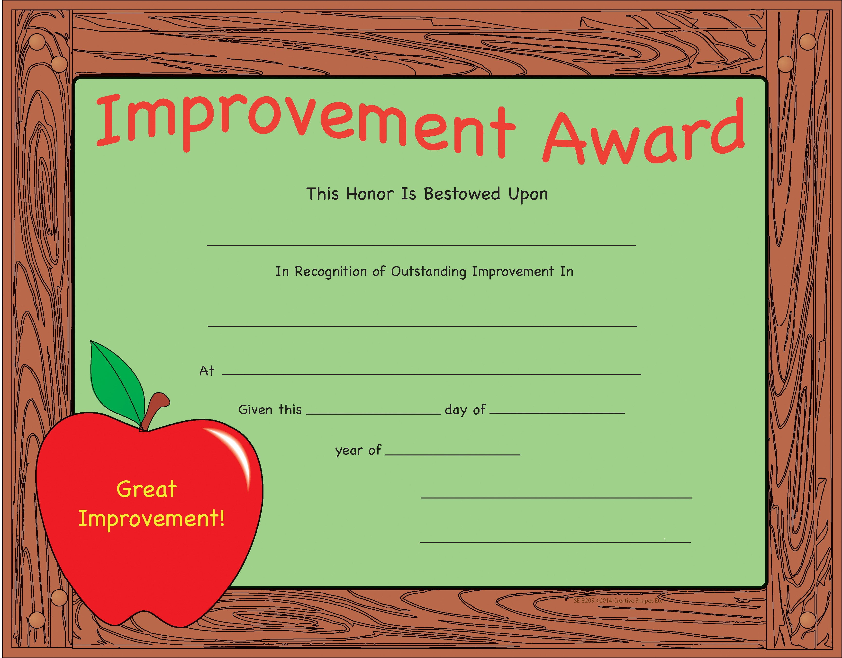 Recognition Certificate - Improvement Award - Walmart.com