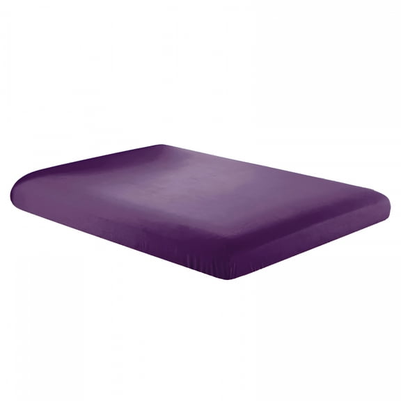 AUQ 2026 New Fitted Bottom Sheet Twin Size-Mattress Cover Classic Fitted 100% Cotton Fitted Sheet-Deep Pocket-Durable and Long Lasting-Twin Fitted Sheet-35.4 X 78.7 Inches