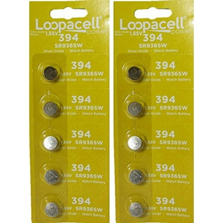 10 394 / 380 Loopacell Watch Batteries SR936W SR936SW