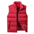 thumbnail image 2 of Baberdicy Women's Plus-Size Quilted Vest, Hooded Mid-Length Gilet, Layering for Hikes & Shopping , Plus-Size Quilted Vest, Hooded Mid-Length Gilet, Winter Warmth Red 3Xl, 2 of 5