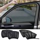 thumbnail image 4 of 2 parasoles para ventana lateral trasera de coche, parasol de malla de tela, protector de rayos UV, cortina parasol negra para coche, 4 of 5