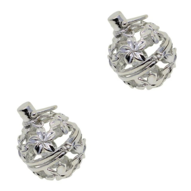 relayinert Perles Cage Médaillon Pendentif Réglages Collier Lotus pour Bricolage Argent Type D 2ensemble