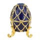thumbnail image 1 of Joyero de metal con forma de huevo y diamantes dorados y brillantes para la decoración del hogar de Pascuas, 1 of 8