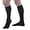 Black, variant on Allegro Essential Cotton 20-30 mmHg Compression Socks