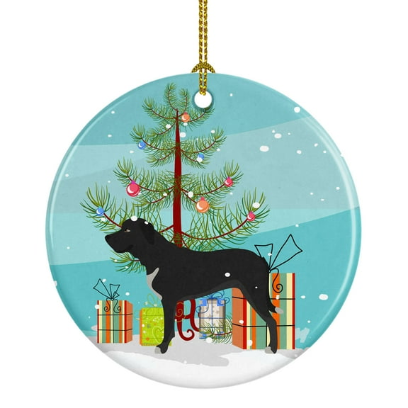 Broholmer Danish Mastiff Christmas Ceramic Ornament