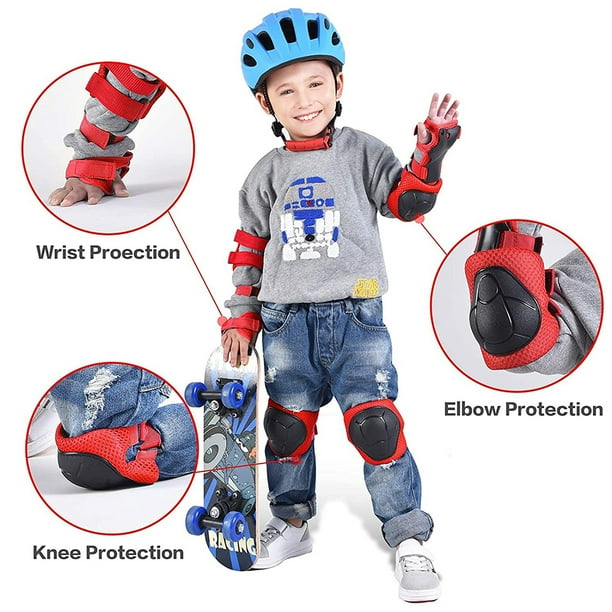 Rodilleras para ninos coderas protectores para patinaje ciclismo bicicleta patinete equipo de proteccion para ninos de 3 a 8 anos