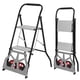 thumbnail image 1 of Yeshouse Carretilla de mano plegable 2 en 1 y escalera, resistente y portátil, con pedal antideslizante y ruedas, ideal para hogar, oficina, almacén, jardinería y cocina, 1 of 7