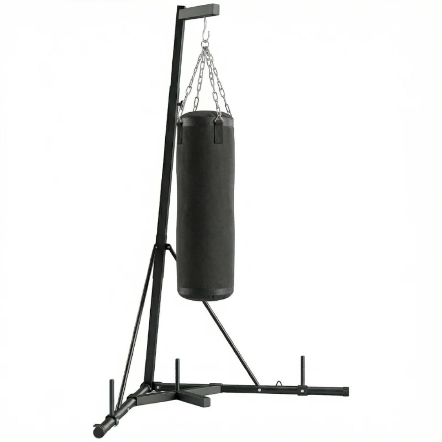 FENGFAN Adjustable Punching Bag Stand with Canvas Sandbag, Heavy Duty Steel Freestanding Boxing Trainer
