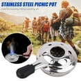 Dolsrinksys Mini Alcohol Stove Burner Portable Efficient Stainless