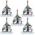 thumbnail image 1 of Xihbxyly Adornos para Árbol de Navidad, 5 Piezas de Madera, Diseño Divertido de Recuerdo de 2022, Ideal para Familiares y Amigos, Regalo de Navidad (Juego de 5 Piezas), 1 of 6