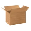 The Packaging Wholesalers Multi-Depth Corrugated Boxes 17 1/4" x 11 1/2" x 11" Kraft 25/Bundle