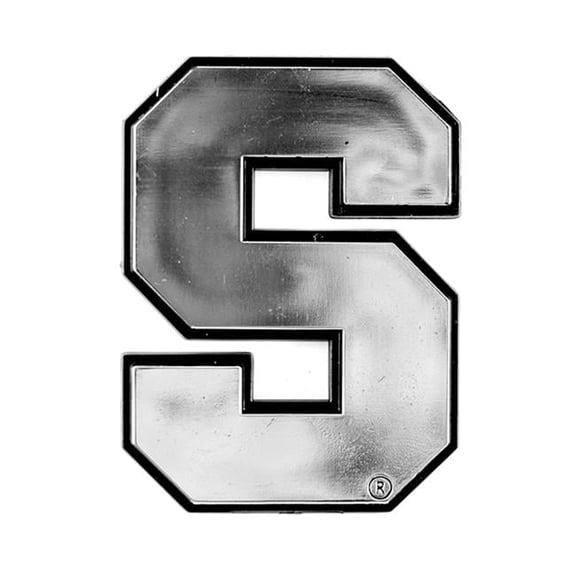3.5 x 3.5 in. Syracuse Chrome Emblem
