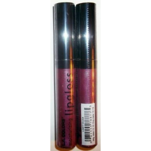1 Pack - L.A. Colors Moisturizing Lip Gloss, CLG877 Orchid 0.34 oz